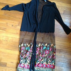 🌸Vintage Boho 90s Sheer Duster🌸